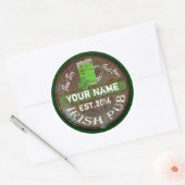 Speciaal Iers kroonbord Ronde Sticker (Envelop)