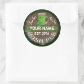 Speciaal Iers kroonbord Ronde Sticker (Tas)