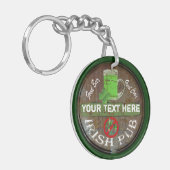 Speciaal Iers kroonbord Sleutelhanger (Voorkant Links)