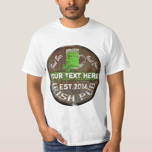 Speciaal Iers kroonbord T-shirt (Voorkant)