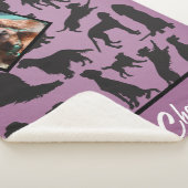 Speciaal Iers Setter patroon Sherpa Blanket Deken (3/4)