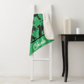 Speciaal Iers Setter patroon Sherpa Blanket Deken (In situ)