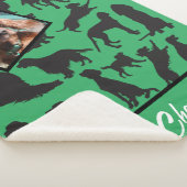 Speciaal Iers Setter patroon Sherpa Blanket Sherpa Deken (3/4)