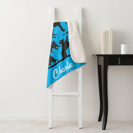 Speciaal Iers Setter patroon Sherpa Blanket Sherpa Deken (In situ)