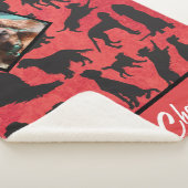 Speciaal Iers Setter patroon Sherpa Blanket Sherpa Deken (3/4)