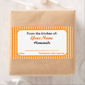 Speciaal inbliklabels voor Oranje controles voor p Etiket (Insitu)