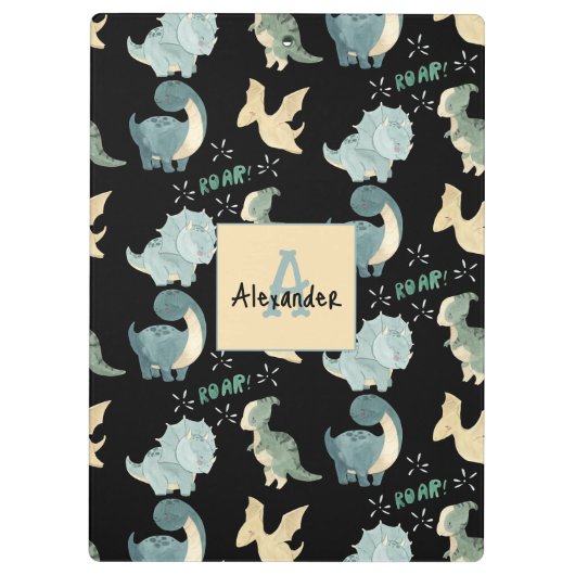 Speciaal Initiaal- en naampatroon Klembord (Achterkant)