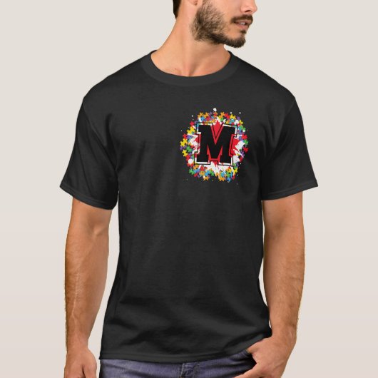 Speciaal Initiaal voor bewustmaking op het gebied T-shirt (Voorkant)
