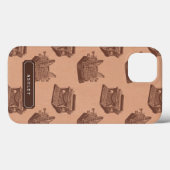 Speciaal inktpatroon voor schrijfmachines Case-Mate iPhone case (Achterkant (horizontaal))
