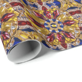 Speciaal inpakpapier met Colombia Kleuren (Rol Hoek)