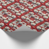 Speciaal inpakpapier met Engelse Rozen (Hoek)