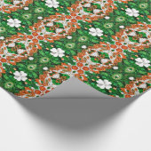 Speciaal inpakpapier met Ierland Kleuren (Hoek)