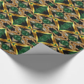 Speciaal inpakpapier met Jamaicaanse kleuren (Hoek)