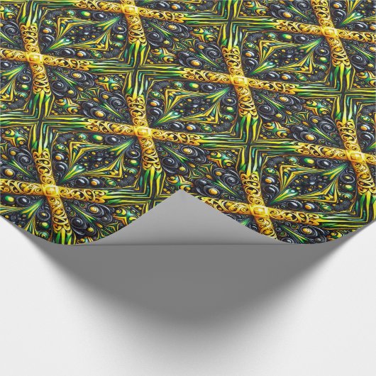 Speciaal inpakpapier met Jamaicaanse kleuren (Hoek)