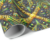 Speciaal inpakpapier met Jamaicaanse kleuren (Rol Hoek)