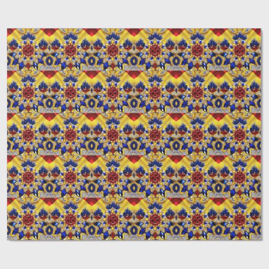 Speciaal inpakpapier met Roemeense kleuren (Vlak)