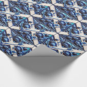 Speciaal inpakpapier met Schotse distels (Hoek)