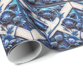 Speciaal inpakpapier met Schotse distels (Rol Hoek)