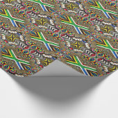 Speciaal inpakpapier met Zuid-Afrikaanse kleuren (Hoek)