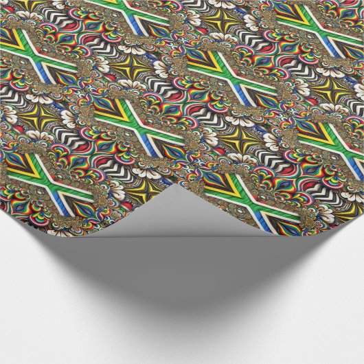 Speciaal inpakpapier met Zuid-Afrikaanse kleuren (Hoek)