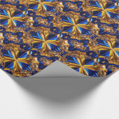 Speciaal inpakpapier met Zweden Kleuren (Hoek)