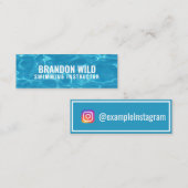 Speciaal installatieschema "Ripples of Water" Mini Visitekaartje (Voorkant / Achterkant)