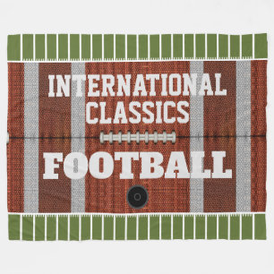 Speciaal internationaal classificatiebureau Footba Fleece Deken