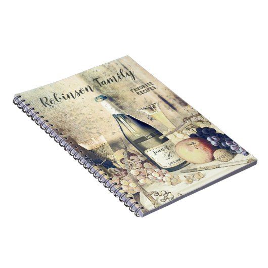 Speciaal Italiaans Recipe Cookbook Notitieboek (Rechterzijde)