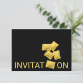 Speciaal Italiaans voedseldiner Tortellini Kaart (Staand voorkant)