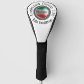 Speciaal Italiaanse vlaggenGolfer Name Club | Gol Golfheadcover (Voorkant)