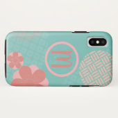 Speciaal Japans monogram patroon Case-Mate iPhone Case (Achterkant (horizontaal))