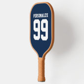 Speciaal jersey nummer aangepast kleurenontwerp pickleball paddle (Links)