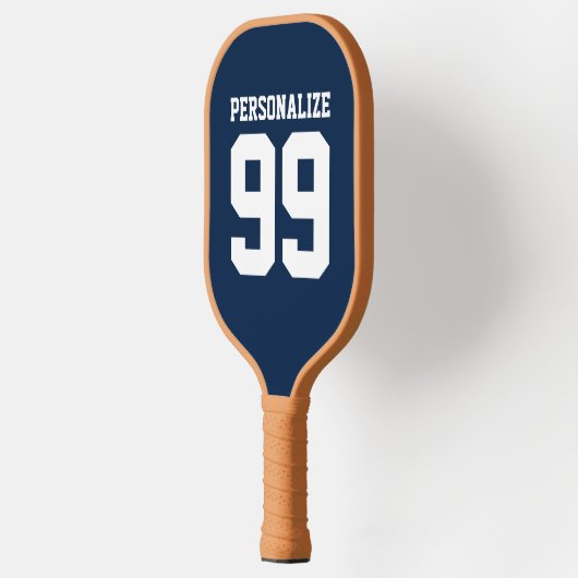 Speciaal jersey nummer aangepast kleurenontwerp pickleball paddle (Links)