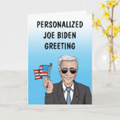 Speciaal Joe Biden-Wenskaart Kaart (Gele Bloem)