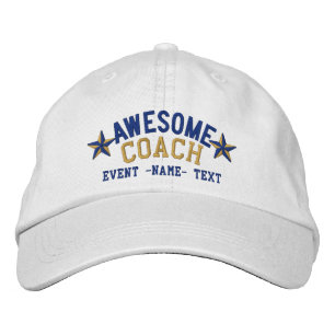 Speciaal Jouw naam Geweldige Coach Embroidery Pet
