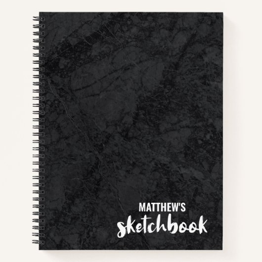 Speciaal Jouw naam zwart zakboekje niet Notitieboek (Voorkant)