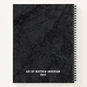 Speciaal Jouw naam zwart zakboekje niet Notitieboek (Achterkant)