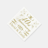 Speciaal Jubileum voor 40e bruiloft Servet (Hoek)