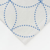 Speciaal JW Baptism Gift - blauwe cirkel Fleece Deken (Hoek)