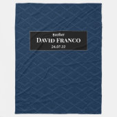 Speciaal JW Baptism Gifts for broers - marine Fleece Deken (Voorkant)