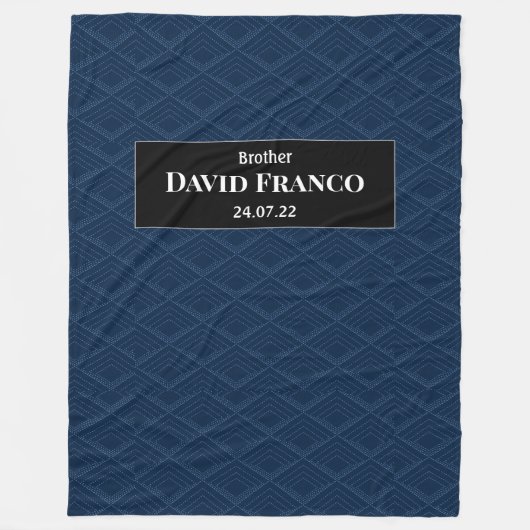 Speciaal JW Baptism Gifts for broers - marine Fleece Deken (Voorkant)