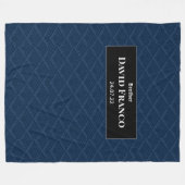 Speciaal JW Baptism Gifts for broers - marine Fleece Deken (Voorkant (Horizontaal))