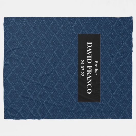 Speciaal JW Baptism Gifts for broers - marine Fleece Deken (Voorkant (Horizontaal))