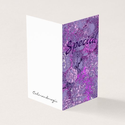 Speciaal Kaart (Buitenkant)