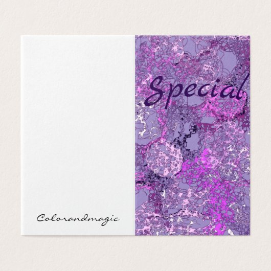 Speciaal Kaart (Buitenkant ongevouwen)