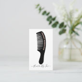 Speciaal kam en kapper visitekaartje (Staand voorkant)