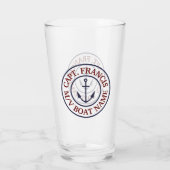 Speciaal Kapitein Anchor Tumble Glass Glas (Achterkant)