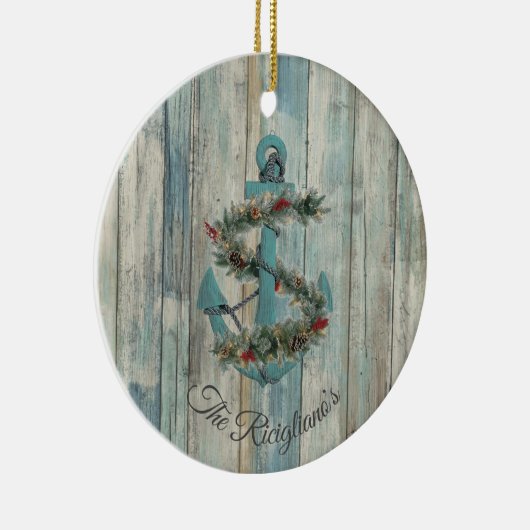 Speciaal kerstanker keramisch Ornament (Rechts)