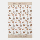 Speciaal kerstbaken theedoek (Verticaal)