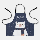 Speciaal kerstBeer Kinder Apron Schort (Voorkant)
